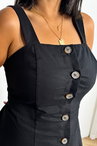 candace-dress-button-down-tie-shoulder-mini-black
