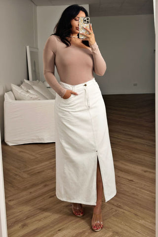 Virginia Skirt - White
