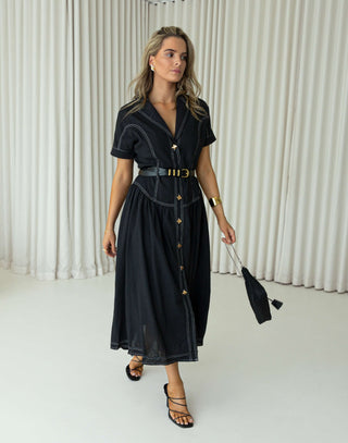 alessia-dress-linen-blend-collared-short-sleeve-midi-dress-black