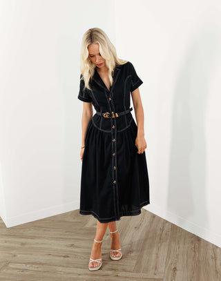 alessia-dress-linen-blend-collared-short-sleeve-midi-dress-black