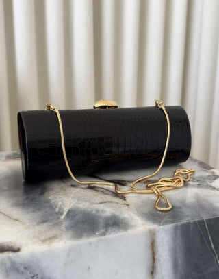 amir-clutch-round-faux-croc-clutch-black