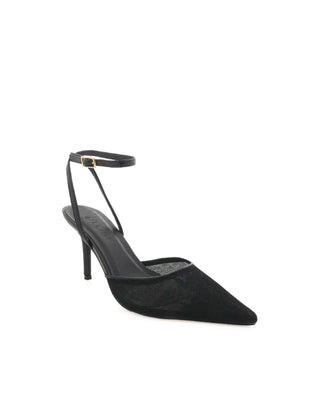 Billini Ketifa Heels - Pointed Mesh Heels - Black