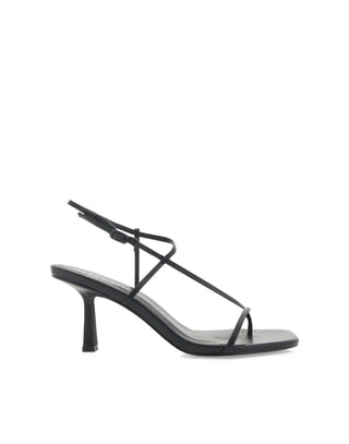 Billini Ysobel Heels - Open Top Strappy Heel - Black