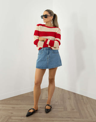 catherine-top-long-sleeve-sheer-knit-red-white