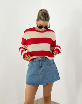 catherine-top-long-sleeve-sheer-knit-red-white