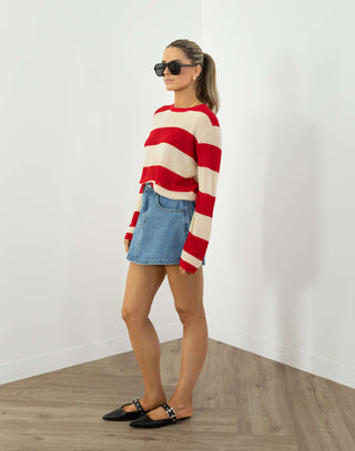 catherine-top-long-sleeve-sheer-knit-red-white