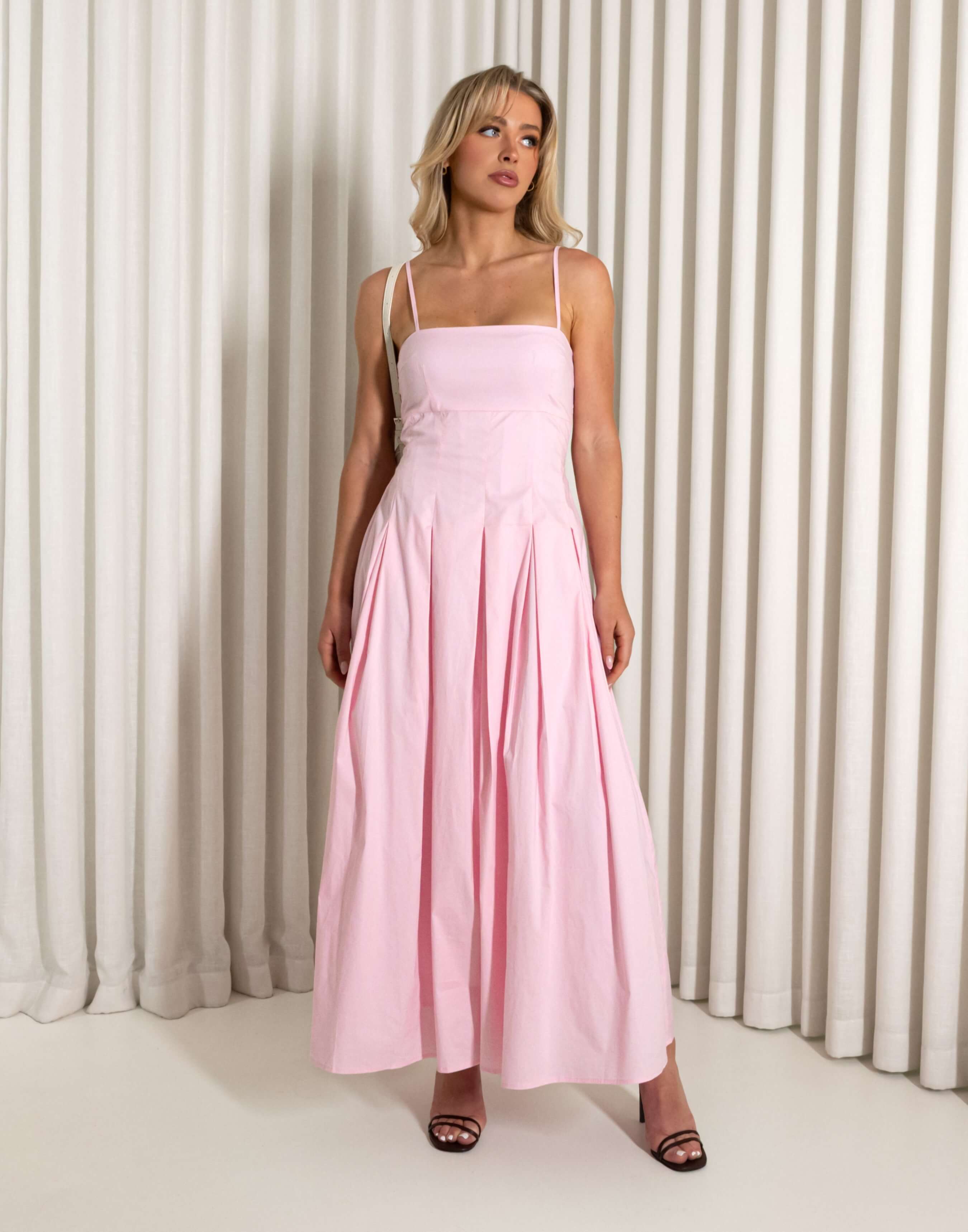 crystal pleated midi dress Cocktail Pleated Midi Dress