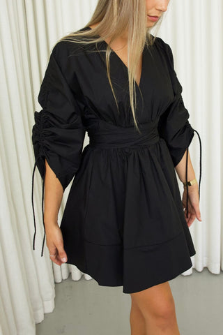 elodie-dress-v-neck-tie-waist-mini-dress-black