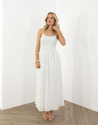  francesca-dress-shirring-bust-a-line-midi-white