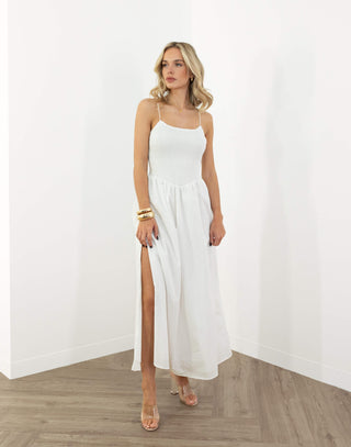  francesca-dress-shirring-bust-a-line-midi-white