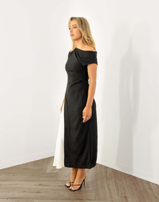 gavin-dress-off-one-shoulder-contrast-dress-monochrome