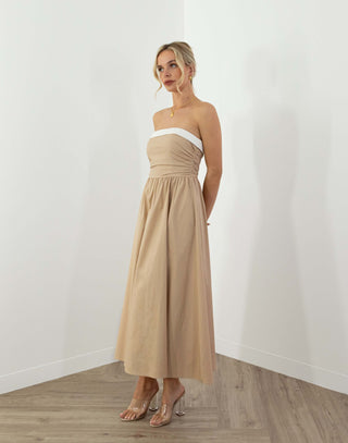 keith-dress-strapless-bell-midi-dress-camel