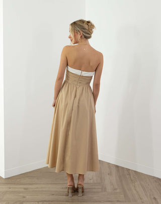 keith-dress-strapless-bell-midi-dress-camel