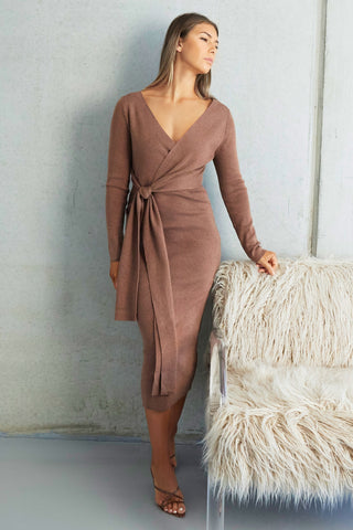 /luca-dress-long-sleeve-fitted-wrap-dress-brown