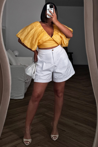 olivia-crop-fitted-short-puff-sleeve-yellow