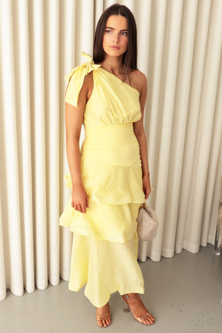 paloma-dress-one-shoulder-ruffle-layering-yellow