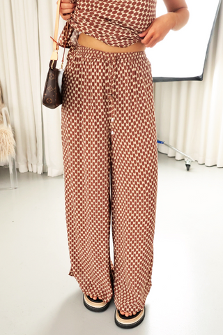 pants-high-waist-loose-pants-brown-print