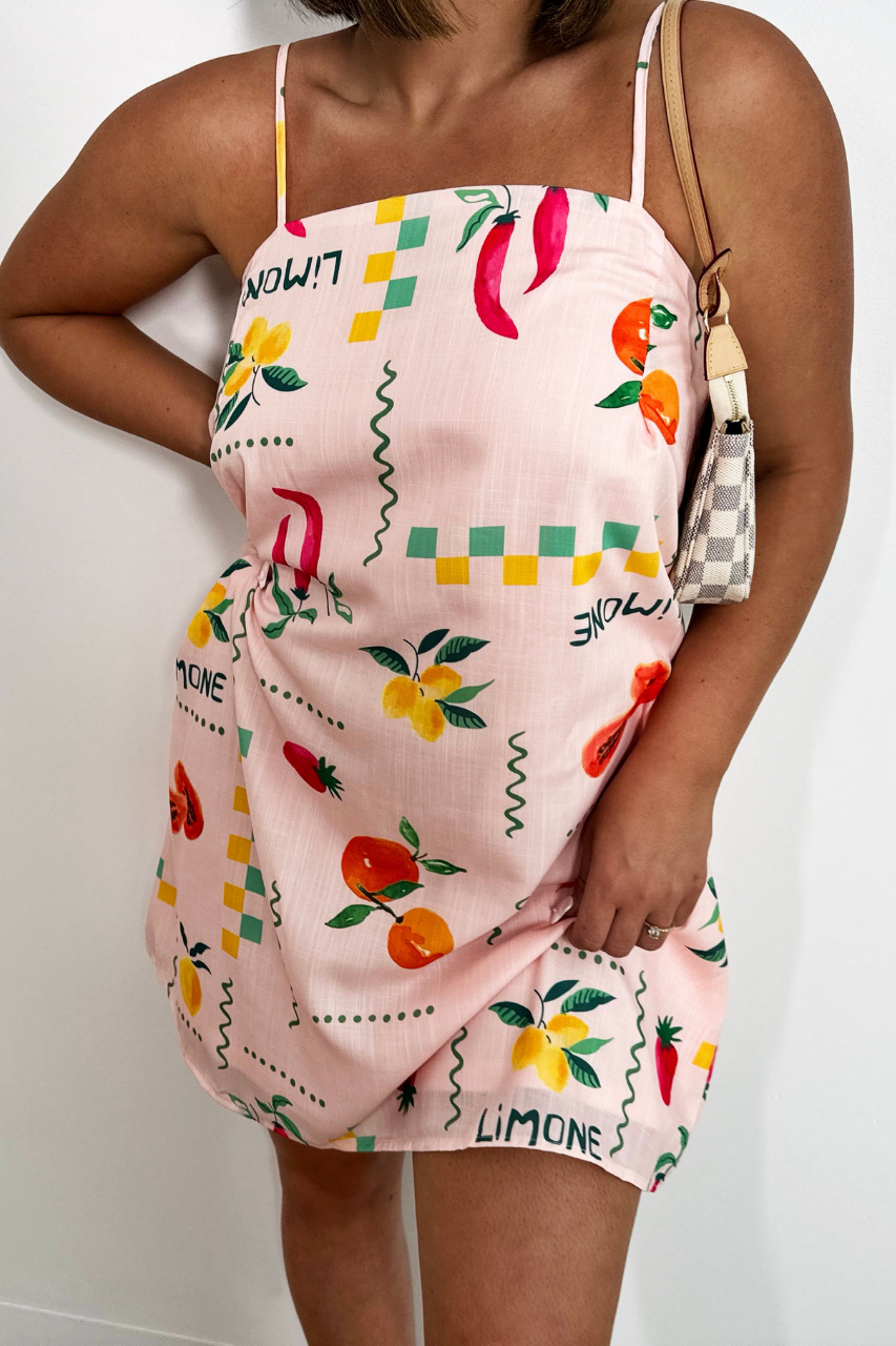 Pink sales loose dress