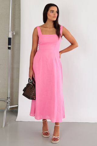 tasha-dress-fitted-bust-midi-pink