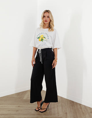 Thropp T-Shirt - Oversized Cotton T-Shirt - Lemonade