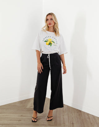 Thropp T-Shirt - Oversized Cotton T-Shirt - Lemonade