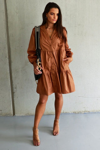 Dav Dress - Oversized Smock Mini Dress