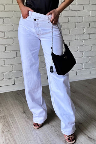 Lowrider Denim Jeans - White